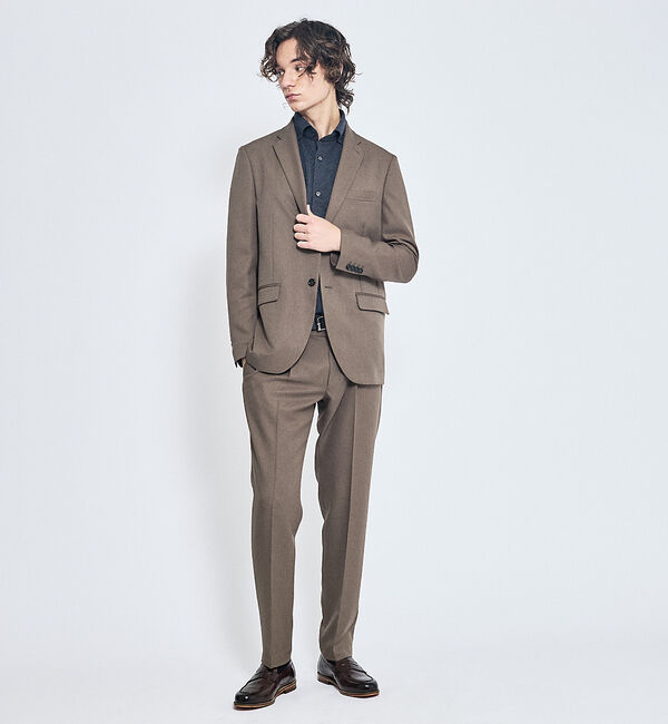 ABAHOUSE「【ON/OFF兼用】MESH JERSEY ボタンダウンシャツ / FLEX S」|シャツ・ブラウス|