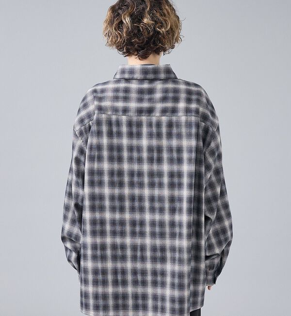 ABAHOUSE「【Revo. / レヴォ】TH-4105 オンブレチェック 長袖シャツ / ユニ」|シャツ・ブラウス|