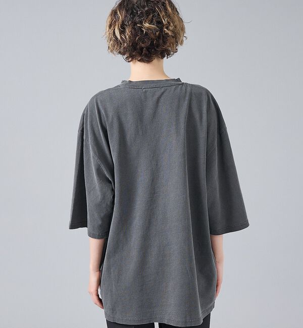 ABAHOUSE「【Revo. / レヴォ】TH-3786-A ハートエンブロイ ピグメント加工」|Tシャツ・カットソー|