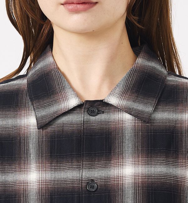 ABAHOUSE「【Revo. / レヴォ】TH-4093 / オンブレチェック 半袖シャツ /」|シャツ・ブラウス|