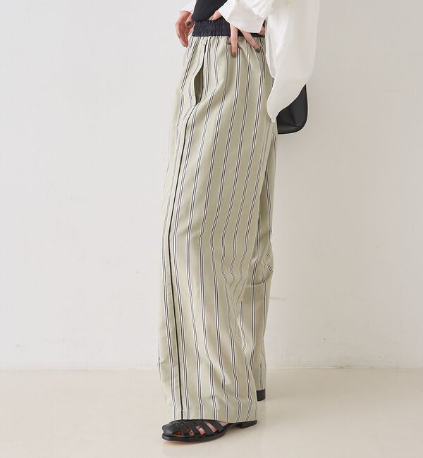 Rouge vif「ストライプイージーパンツ/ウエストゴム【予約】」|その他|