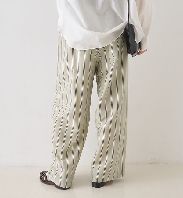 Rouge vif「ストライプイージーパンツ/ウエストゴム【予約】」|その他|