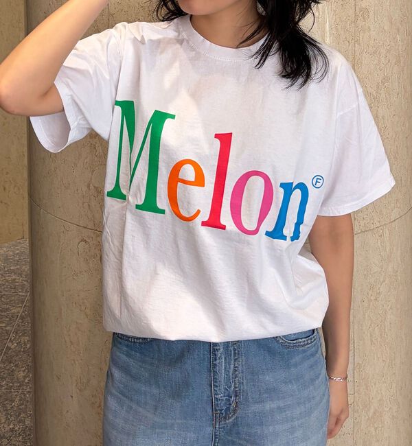 Rouge vif「【byeA./バイエー】Melon TEE/ロゴTシャツ」|Tシャツ・カットソー|