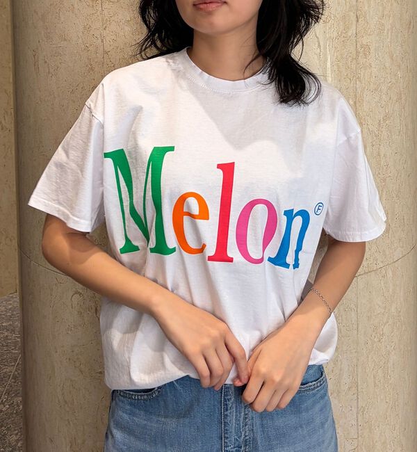 Rouge vif「【byeA./バイエー】Melon TEE/ロゴTシャツ」|Tシャツ・カットソー|