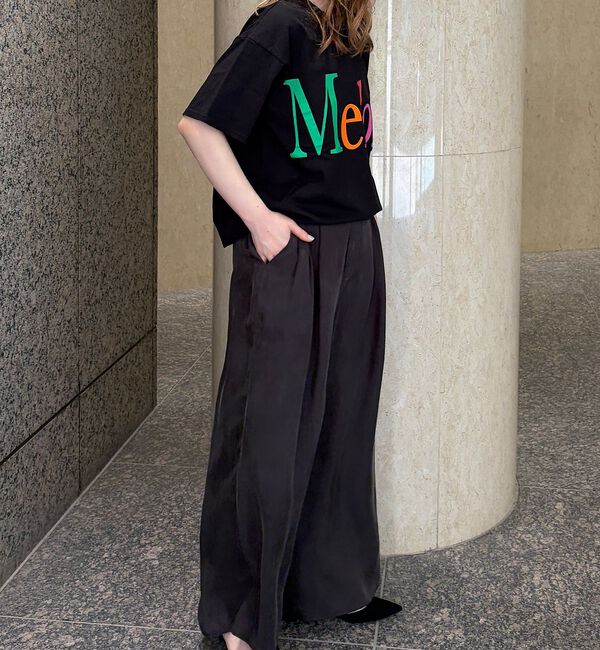 Rouge vif「【byeA./バイエー】Melon TEE/ロゴTシャツ」|Tシャツ・カットソー|