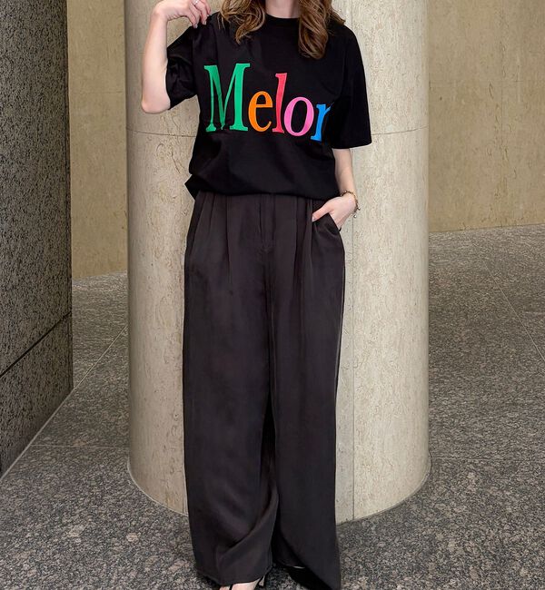 Rouge vif「【byeA./バイエー】Melon TEE/ロゴTシャツ」|Tシャツ・カットソー|