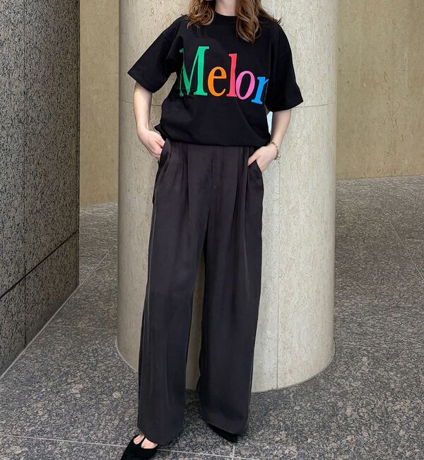 Rouge vif「【byeA./バイエー】Melon TEE/ロゴTシャツ」|Tシャツ・カットソー|