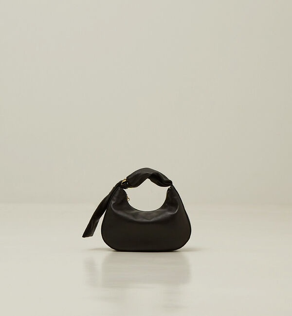 LOWELL things「Alne/ソフトレザーミニ2WAYBAG」|ショルダー・メッセンジャー|ブラック