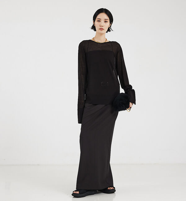 The Store by C' 「【COCUCA】2WAYシアーニットプルオーバー」|ニット・セーター|