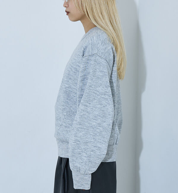 NOMINE「【セットアップ/ユニセックス】スウェットライク ニット プルオーバー」|ニット・セーター|