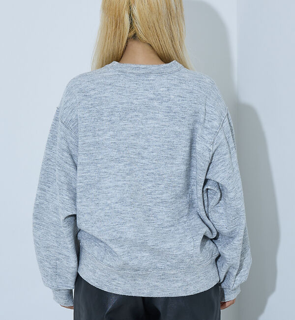 NOMINE「【セットアップ/ユニセックス】スウェットライク ニット プルオーバー」|ニット・セーター|