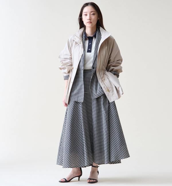 TIARA「ギンガムチェックフレアスカート」|スカート|