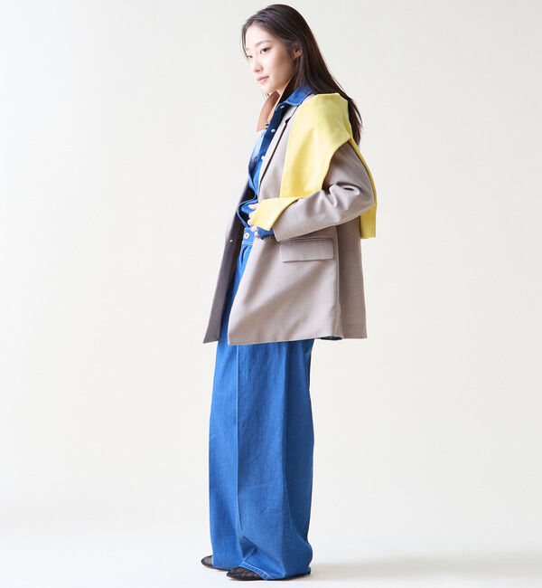 TIARA「リラックスダブルジャケット」|テーラードジャケット|