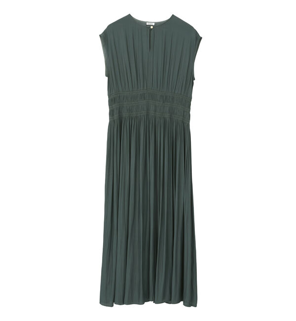 TIARA「シャーリングワンピース」|ワンピース|グリーン