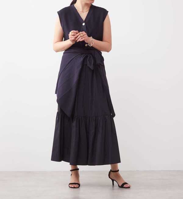 Liesse「V開きニットベスト」|ベスト・ジレ|