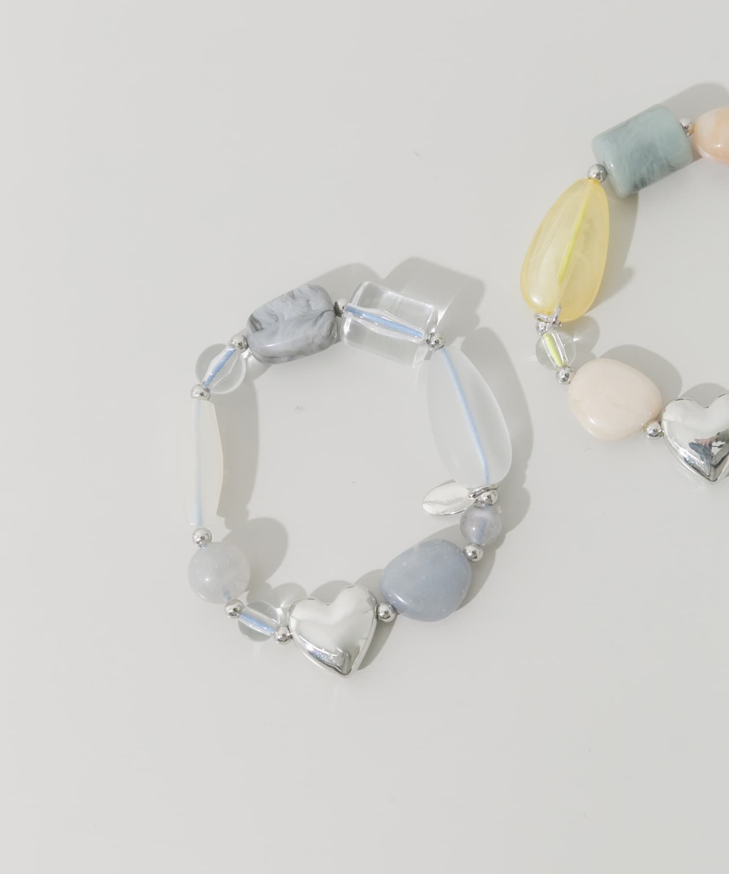 SMELLY「クリアビーズモチーフヘアポニー」|ヘアゴム・シュシュ|