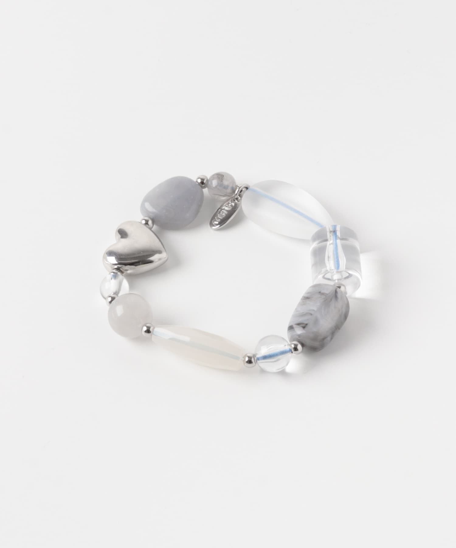 SMELLY「クリアビーズモチーフヘアポニー」|ヘアゴム・シュシュ|