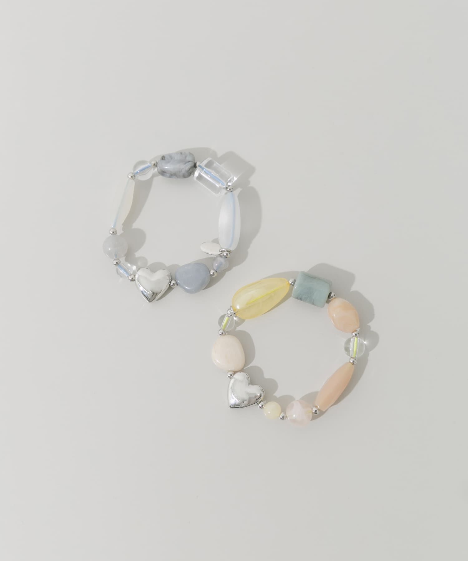 SMELLY「クリアビーズモチーフヘアポニー」|ヘアゴム・シュシュ|