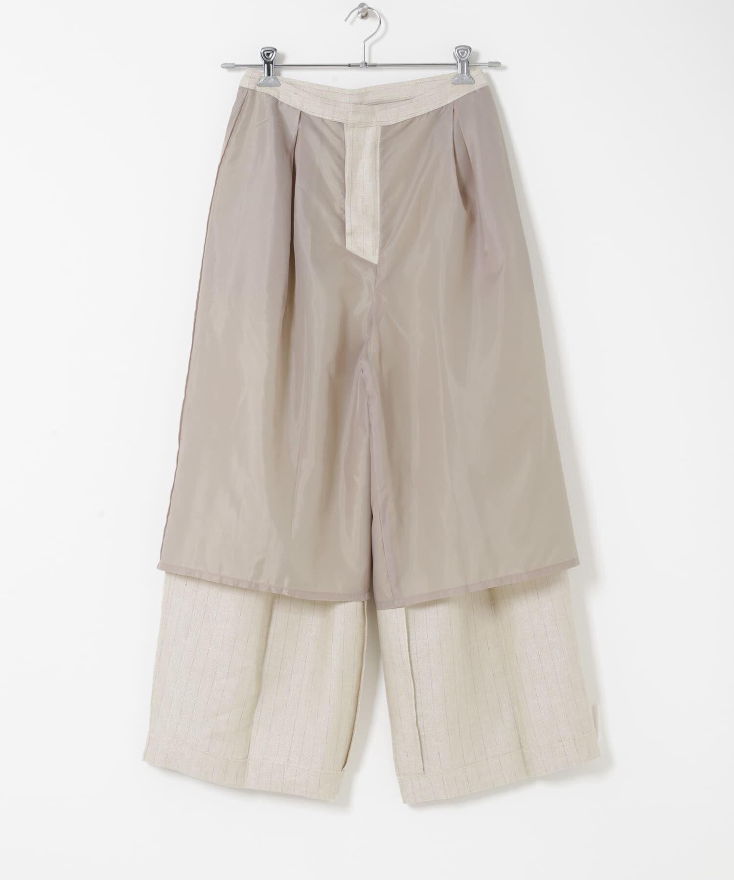 URBAN RESEARCH ROSSO「ラメリネンストライプワイドパンツ」|その他|