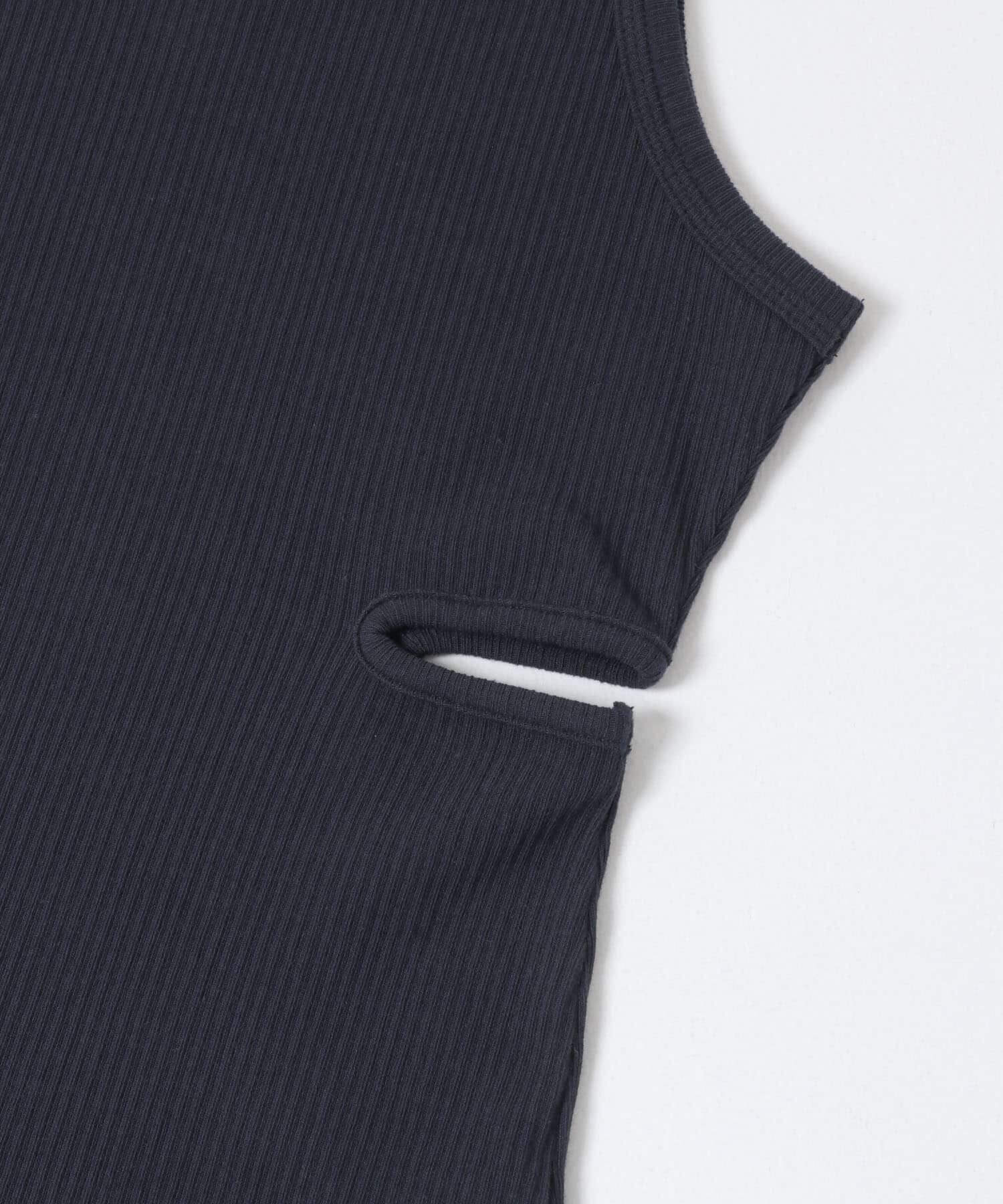 URBAN RESEARCH「new basic　SIDE SLIT RIB TOPS」|タンクトップ|
