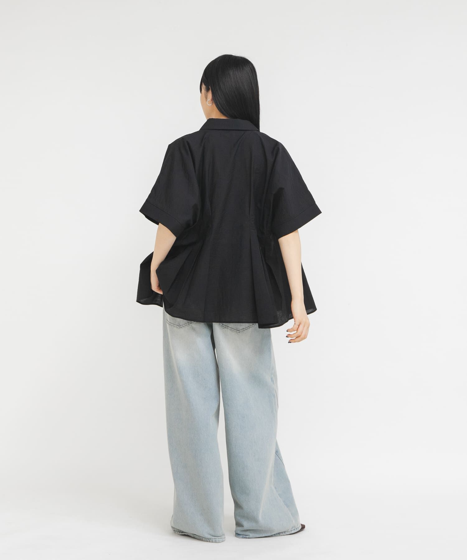  「ウエストタックドルマンブラウス」|シャツ・ブラウス|