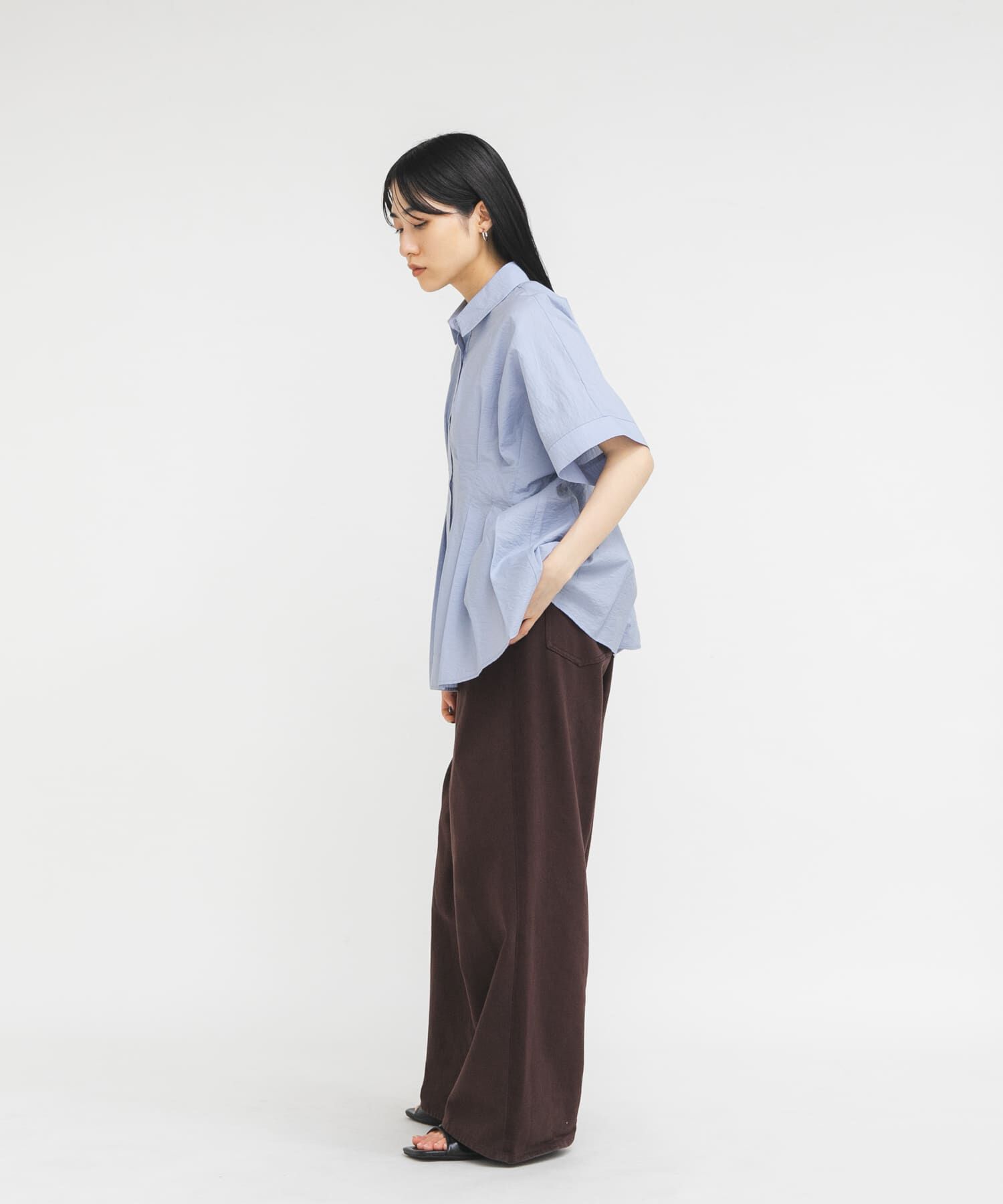  「ウエストタックドルマンブラウス」|シャツ・ブラウス|