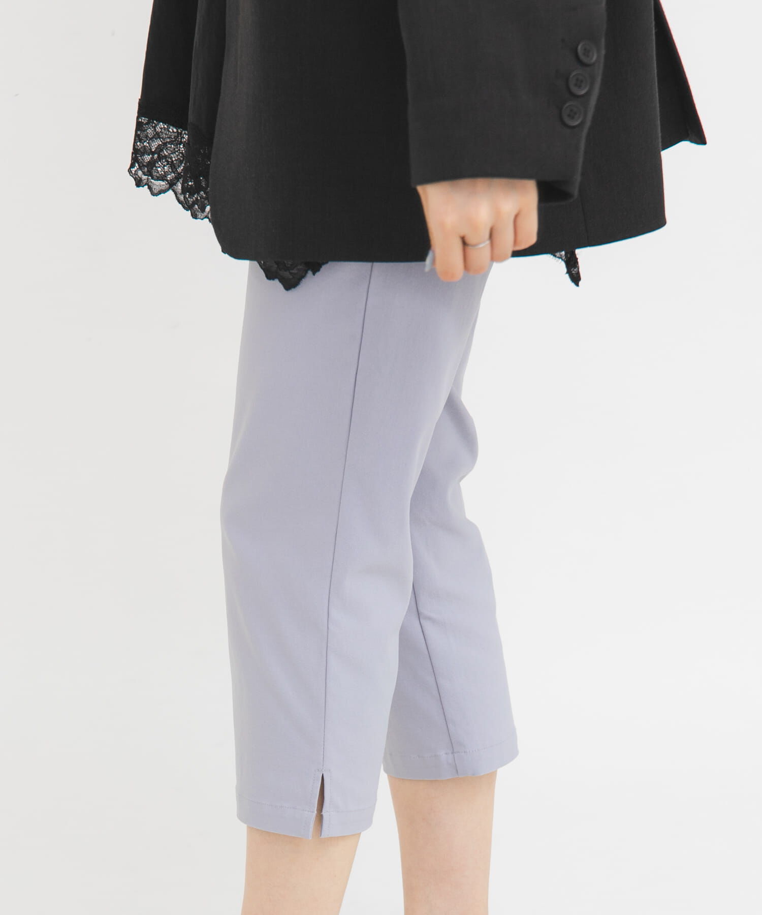  「ストレッチカプリパンツ」|その他|ブルー系その他