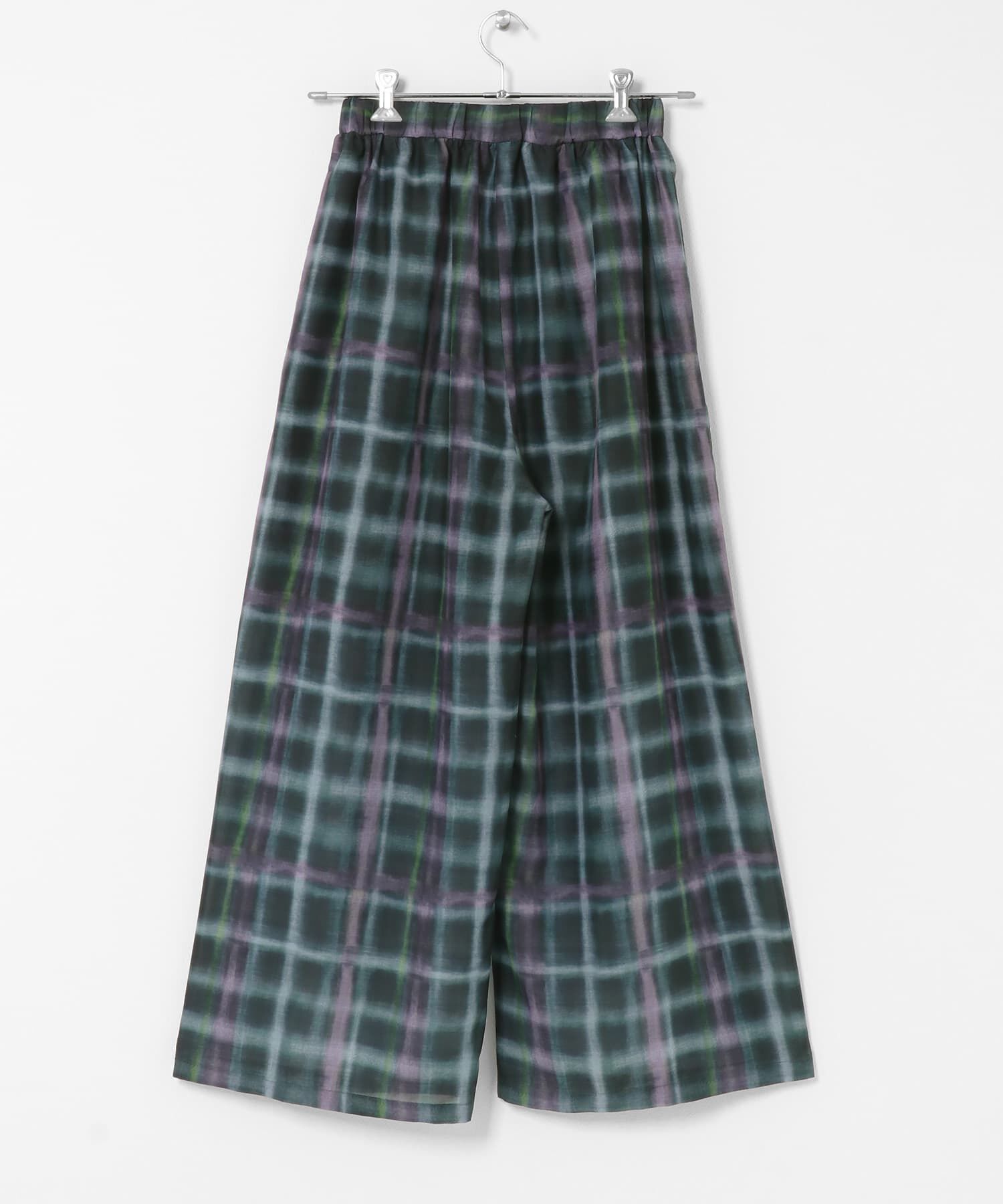  「シアーチェックWIDEパンツ」|その他|