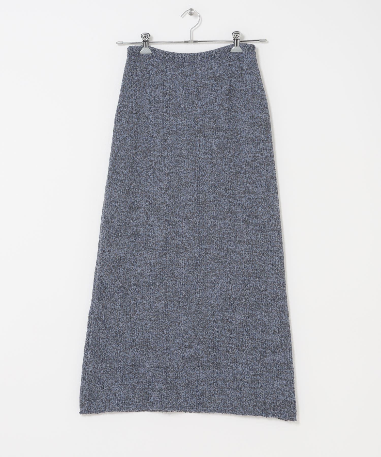  「メランジRIBニットスカート」|スカート|