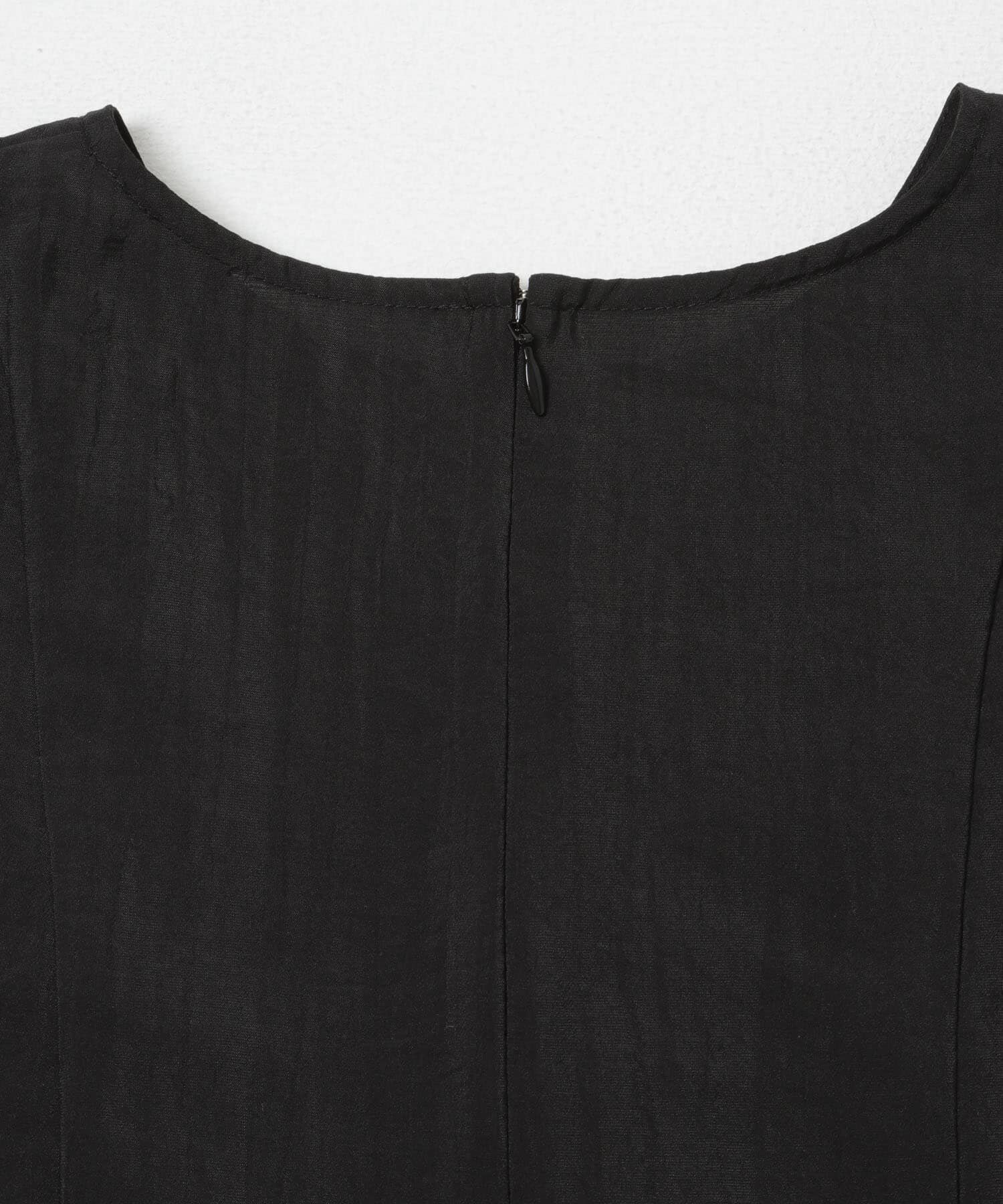  「シャーリングスリーブミニワンピース」|ワンピース|