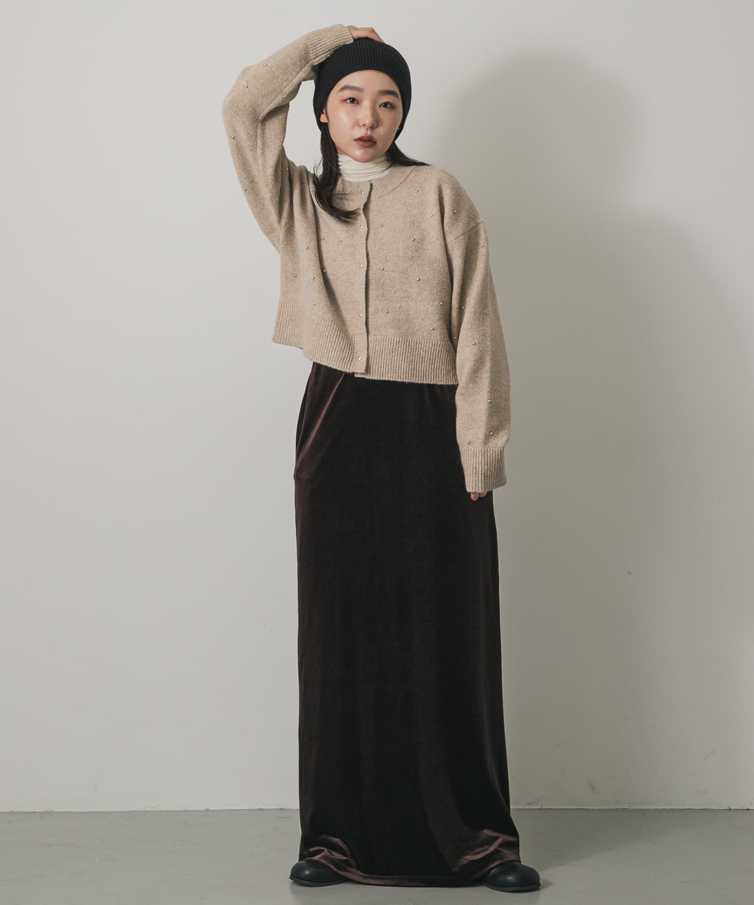 SENSE OF PLACE by URBAN RESEARCH「『洗濯可』ボールビーズカーディガン」|カーディガン|