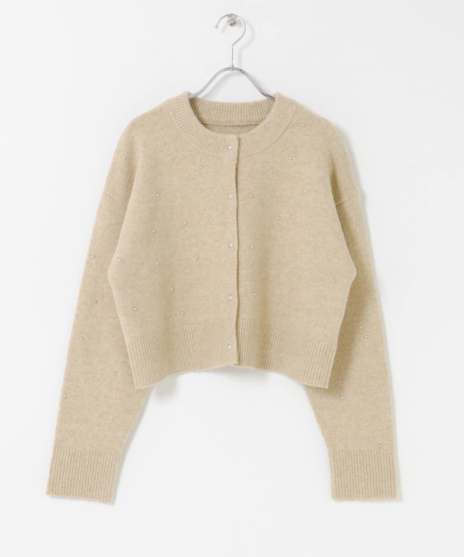 SENSE OF PLACE by URBAN RESEARCH「『洗濯可』ボールビーズカーディガン」|カーディガン|