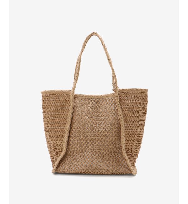  「透かし編みペーパートート」|トートバッグ|