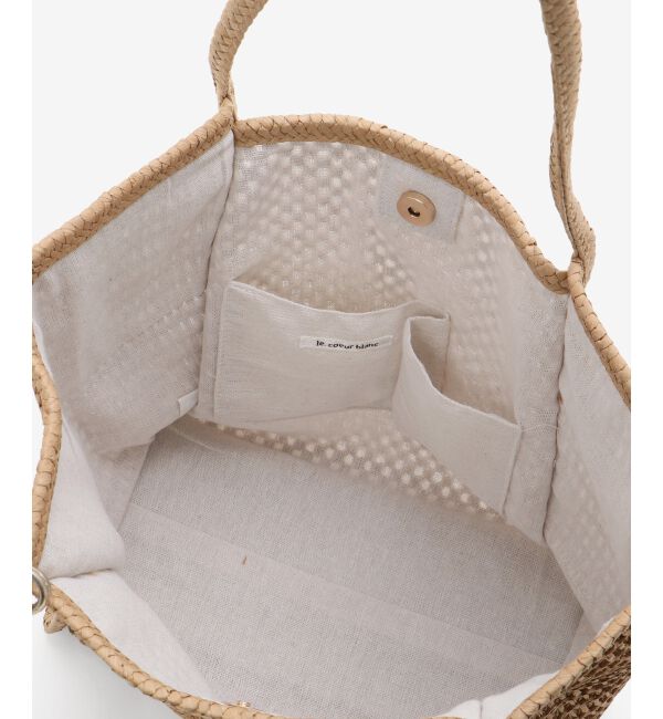  「透かし編みペーパートート」|トートバッグ|