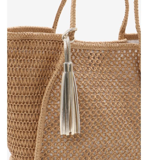  「透かし編みペーパートート」|トートバッグ|