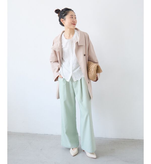  「カットワーク刺繍バルーンスリーブブラウス」|シャツ・ブラウス|