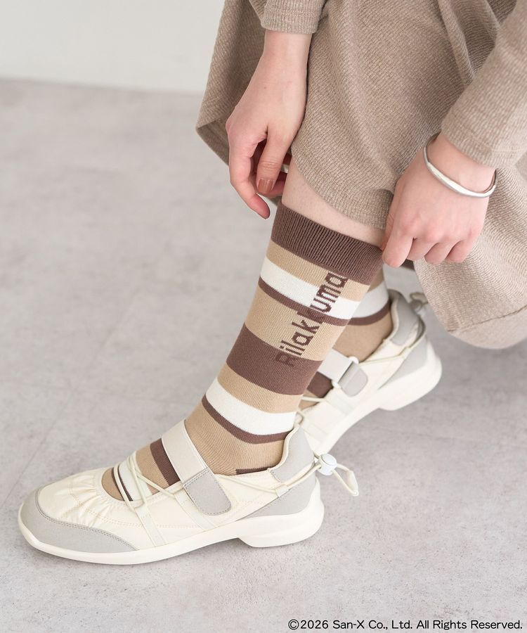 earth music&ecology「リラックマ&times;earth マルチボーダーソックス」|その他|