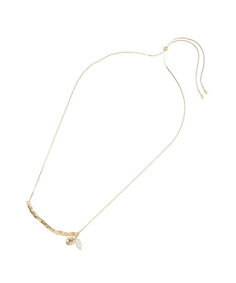 earth music&ecology「スマイリースライドネックレス」|ネックレス|