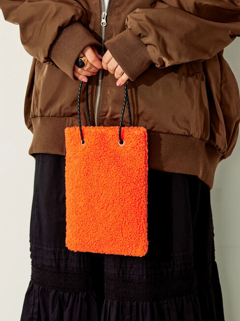  「ボアミニバック」|ハンドバッグ|