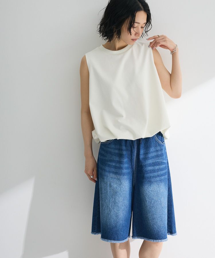 Green Parks「・Petit Fleur バルーンノースリーブプルオーバー」|Tシャツ・カットソー|Off White