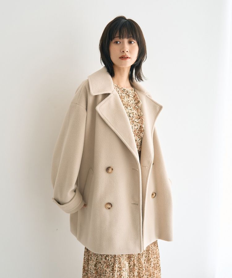 YECCA VECCA「シャギーPコート」|その他|