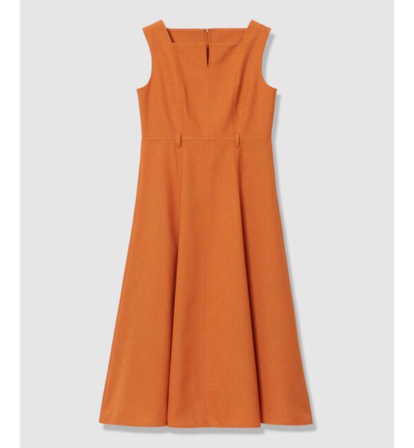 allureville「スクウェアデザインフレアーワンピース」|ワンピース|