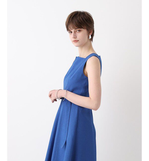 allureville「スクウェアデザインフレアーワンピース」|ワンピース|