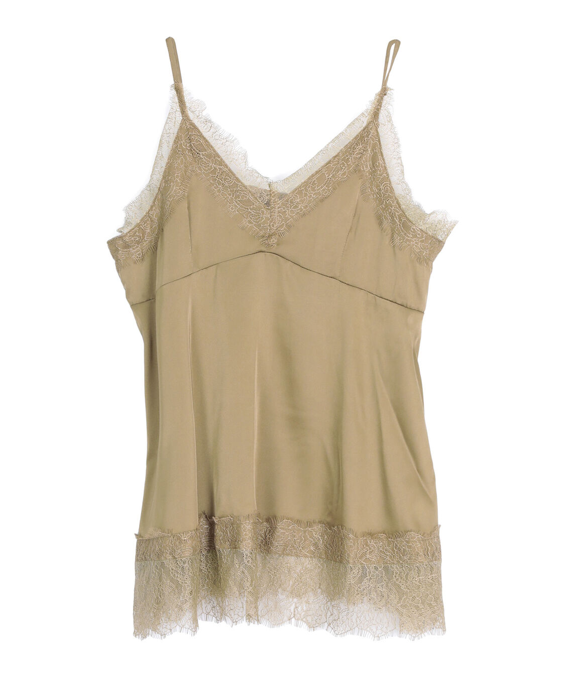 titivate「レースサテンキャミソールトップス」|キャミソール|