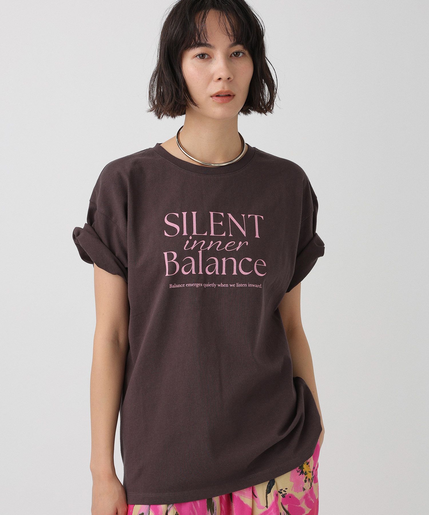  「【81BRANCA】＜別注＞ロゴカットソー」|Tシャツ・カットソー|チャコール