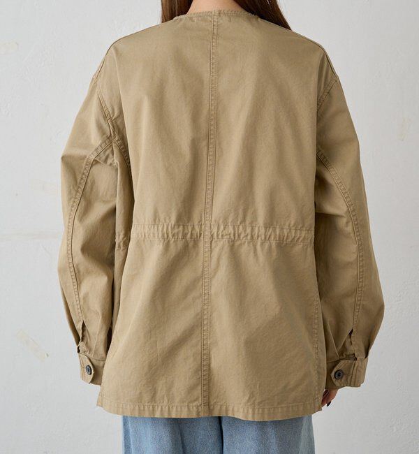  「【リバイバル】ノーカラーミリタリージャケット」|テーラードジャケット|