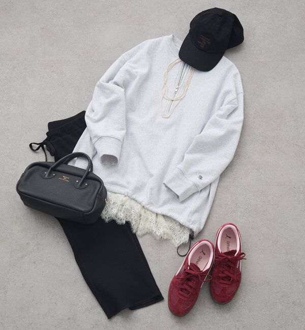  「【＠noricorico102企画】ハーフジップドローコードスウェット」|プルオーバー|