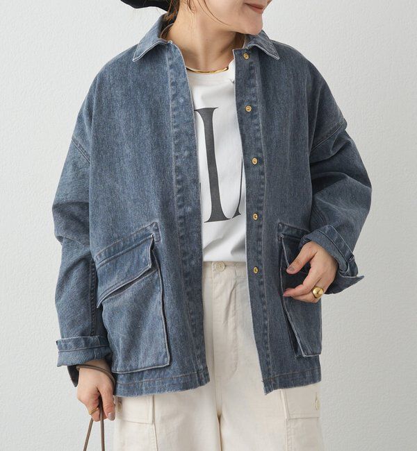  「カツラギカバーオールジャケット」|デニムジャケット|