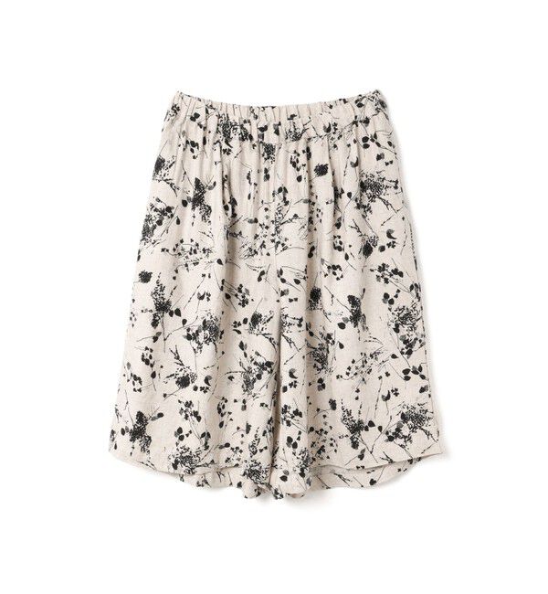 mizuiro ind「mizuiro ind レーヨンリネンプリントショートパンツ」|その他|