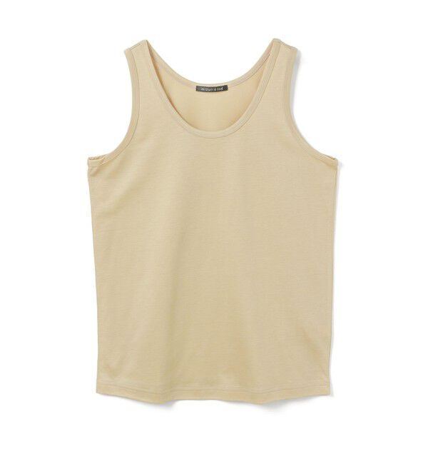 mizuiro ind「mizuiro ind タンクトップ」|Tシャツ・カットソー|ベージュ